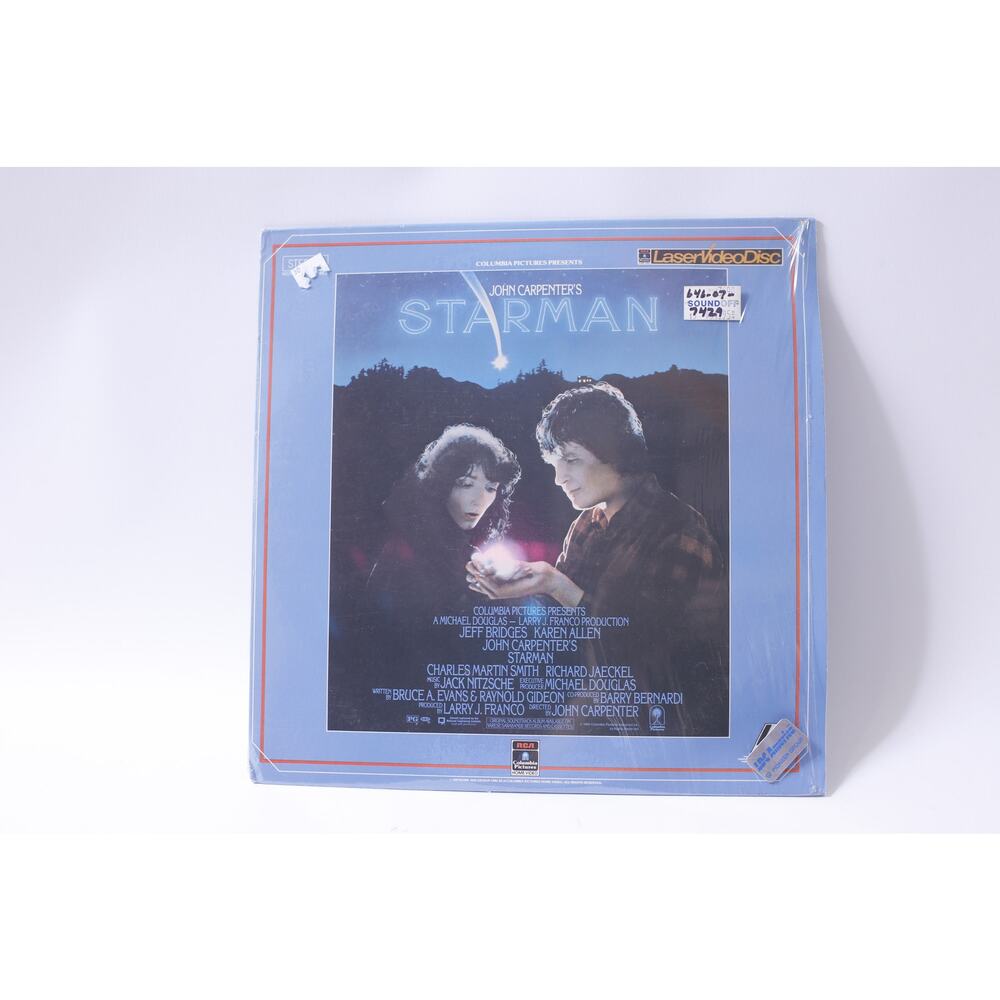 Starman, John Carpenter, Columbia Pictures, Science Fiction, 1985, LaserDisc, Di